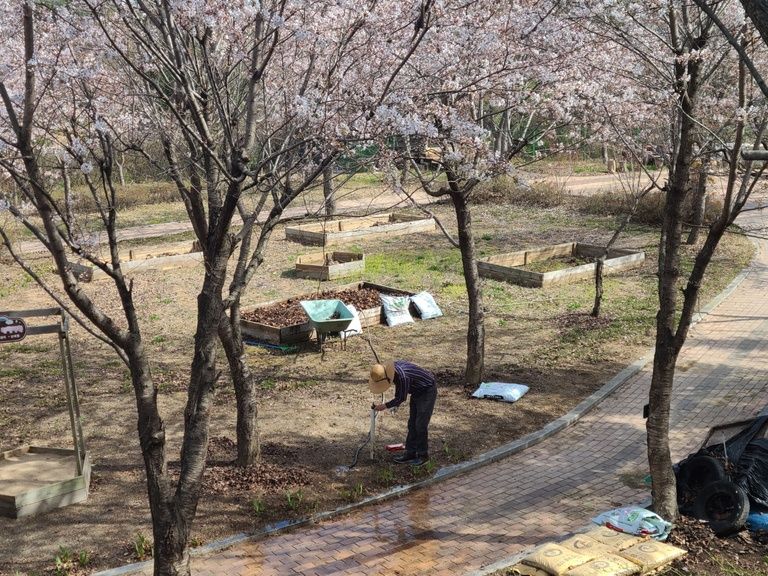2021.04.01. 서로사랑 공원 화단 가꾸기 & 봄맞이 어르신 산책