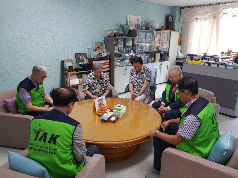 2019.08.28.  인터네셔널 에이드 한국본부 \'IAK\' 물품후원