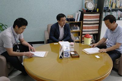 9월 5일 한국산업단지공단 원주지사장님 방문