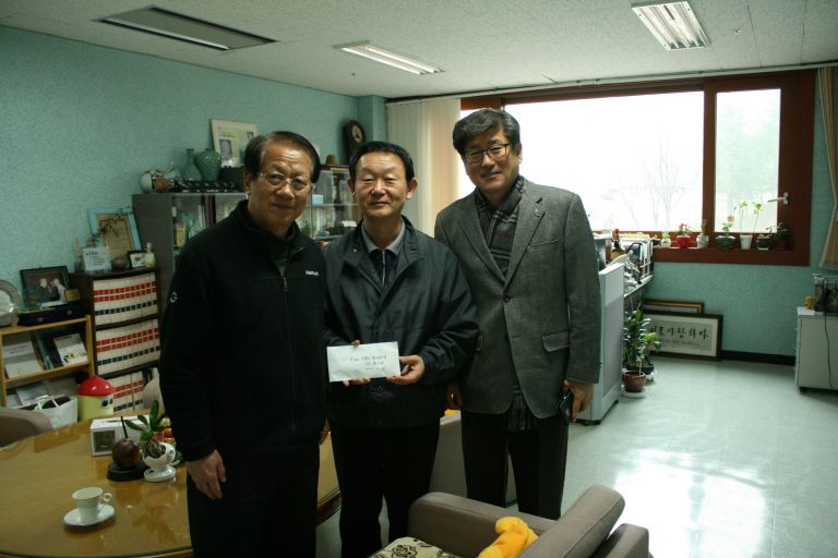 원주시 기독교평신도연합회 후원금 전달