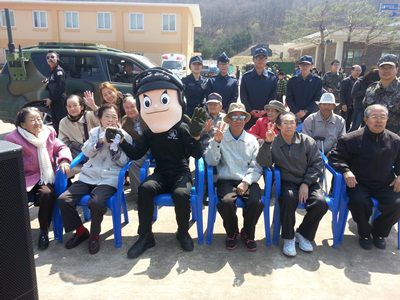 공군 제8전투비행단 부대방문 행사