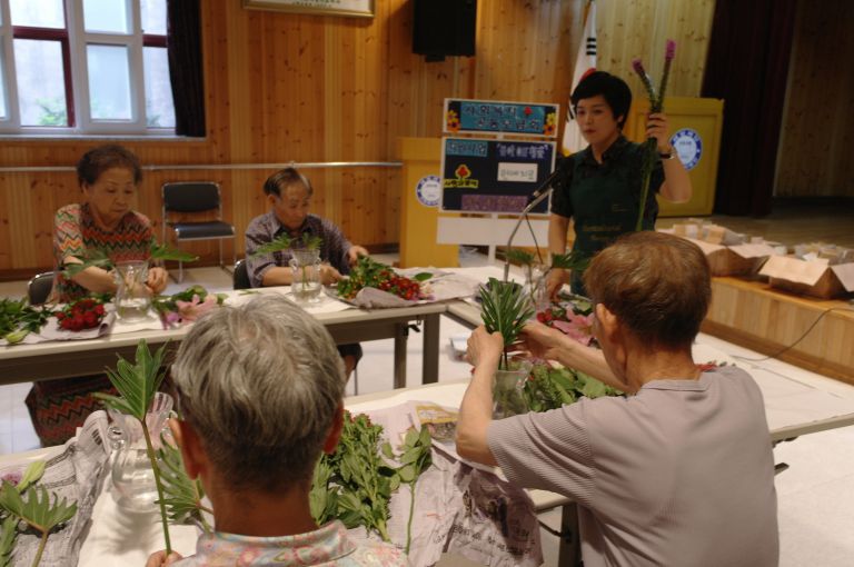 7월 15일 공동모금회지원 '돌아ON청춘' 프로그램- 원예치료 6회