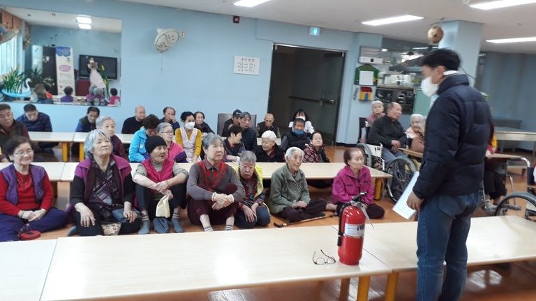 2021.03.08. 양로원 재난상황대응훈련