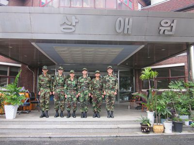 36사단 신병교육대 봉사