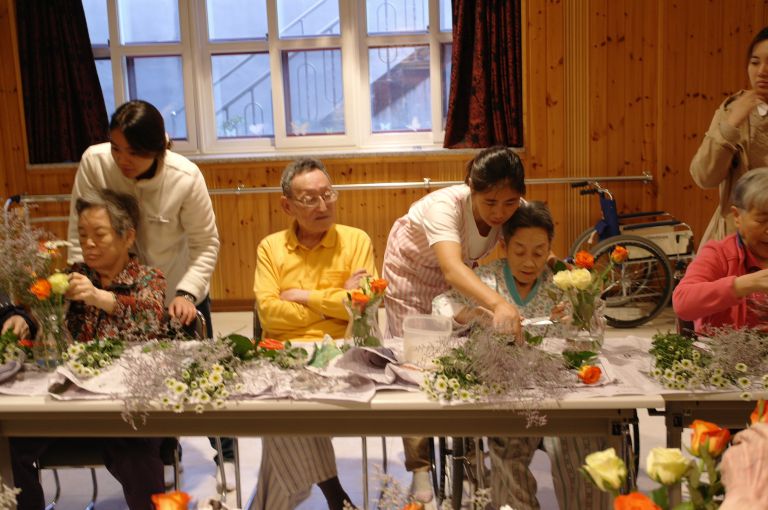 2014년 10월 14일 공동모금회에서 지원하는 '돌아ON청춘'-원예치료8회