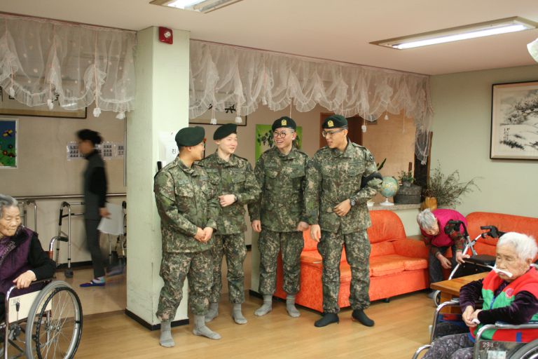 36사단 신병교육대 봉사활동